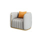 Faux lederen sofa smoking armbank met strakke rug voor appartement