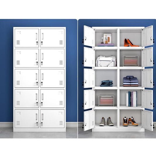 Witte metalen garderobe arme eigentijds scharnierende garderobe kast