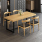 Modern Dining Set 1/2/5 Pieces Rectangle Pine Wood Dining Table for Dining Room