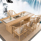 Modern Wood Dining Table Set 1/5 Pieces Dining Set for Home Use Clearhalo 'Dining Room Sets' 'Dining Tables & Seating' 'dining_room_set' 'furn' 'furn_dining_room_set' 'Furniture' 'Kitchen & Dining Furniture' 1200x1200_32adf3bf-e104-410f-a1c6-2c38a7a32c19