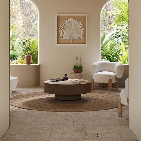 Contemporary Fixed Back Barrel Chair Bedroom Solid Color Lounge Chair Clearhalo 'Accent Chairs' 'accent_chairs' 'Chairs & Seating' 'furn' 'furn_accent_chairs' 'Furniture' 'Living Room Furniture' 1200x1200_32aeb375-f761-4ad7-a578-a3209c0d76a2