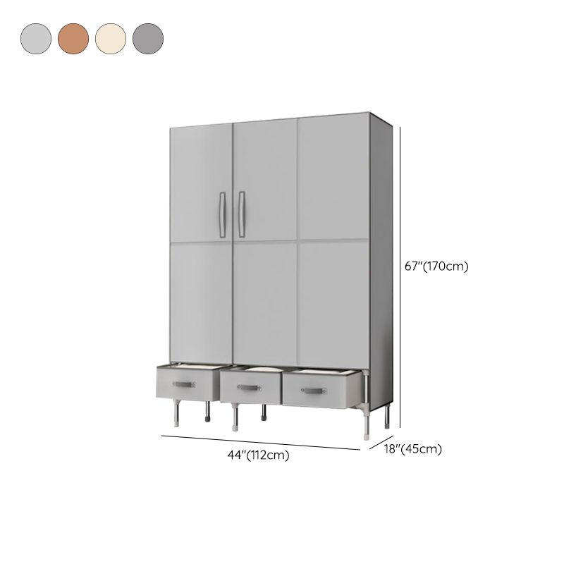 Scharnerngarderobe Schrank mit Kleidungsstab Stahlgarderobe Armoire