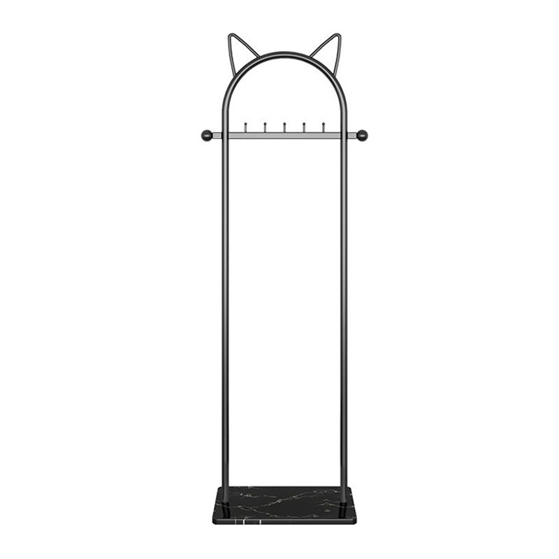 Metal Hall Stand, Hall Tree with Storage Shelf & Hanging Rail, Gold and Black Clearhalo 'Entry & Mudroom Furniture' 'furn' 'furn_hall_tree_coat_racks' 'Furniture' 'Hall Trees & Coat Racks' 'hall_tree_coat_racks' 1200x1200_32b1442e-ee3d-4f57-bbe4-f2fdbcbd6205