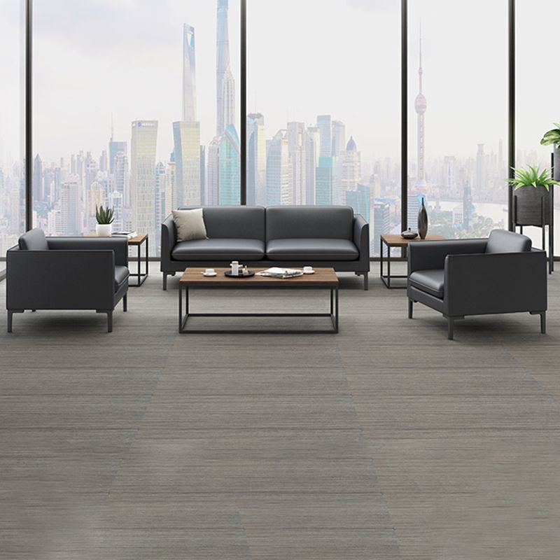 Glam Black Cushions Square Arm Genuine Leather Stationary Sofa Clearhalo 'furn' 'furn_sofas' 'Furniture' 'furniture_sofas' 'Living Room Furniture' 'Sofa' 'sofas' 1200x1200_32b33b2f-267c-44eb-a022-6c234c977035