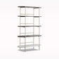 Modern Style Bookcase Metal Frame Open Back Bookshelf for Office Use Clearhalo 'Bookcases' 'furn' 'furn_bookcases' 'Furniture' 'Office Furniture' 1200x1200_32b39aaa-7fe3-4c1c-ae9a-b629f1e8f84a