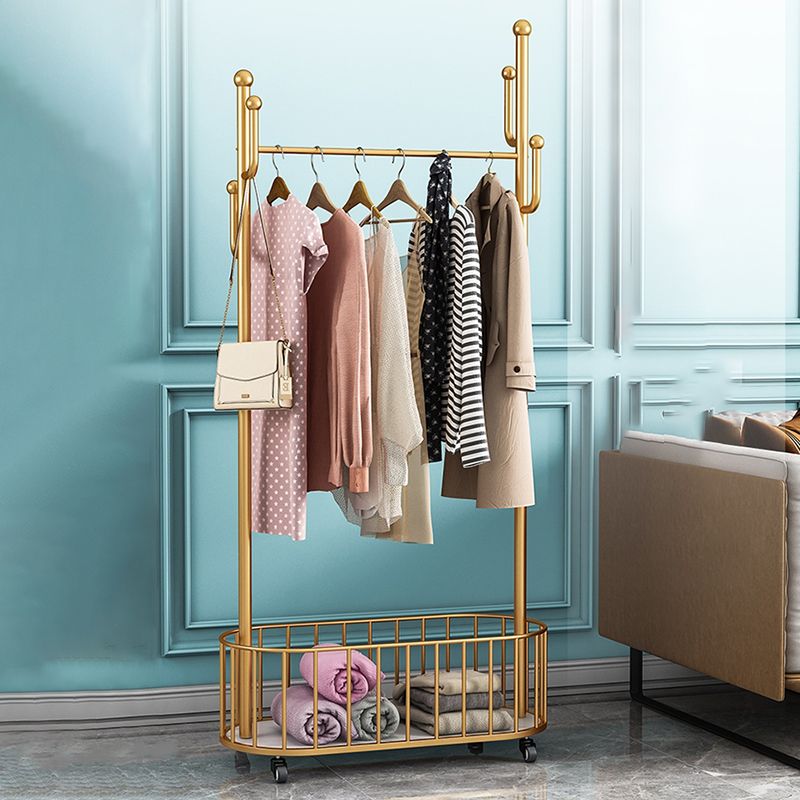 Classico cesto in metallo cesto di magazzino scarpone autoportante con i casiri