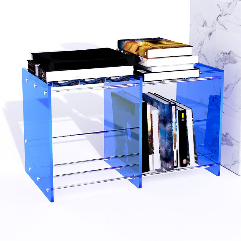 Multiple Colors Modern Style Bookshelf Acrylic Bookcase for Home Clearhalo 'Bookcases' 'furn' 'furn_bookcases' 'Furniture' 'Office Furniture' 1200x1200_32b6fe09-35c4-4d9d-9389-569540cb8a01