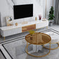 Glam Style TV Stand White Colour Enclosed Storage TV Console with Cabinet Clearhalo 'furn' 'furn_tv_stands_entertainment_centers' 'Furniture' 'Living Room Furniture' 'TV Stands & Entertainment Centers' 'TV Stands & Media Storage Furniture' 'tv_stands_entertainment_centers' 1200x1200_32b7e4fe-2d6e-45eb-a77e-a514046e6b44