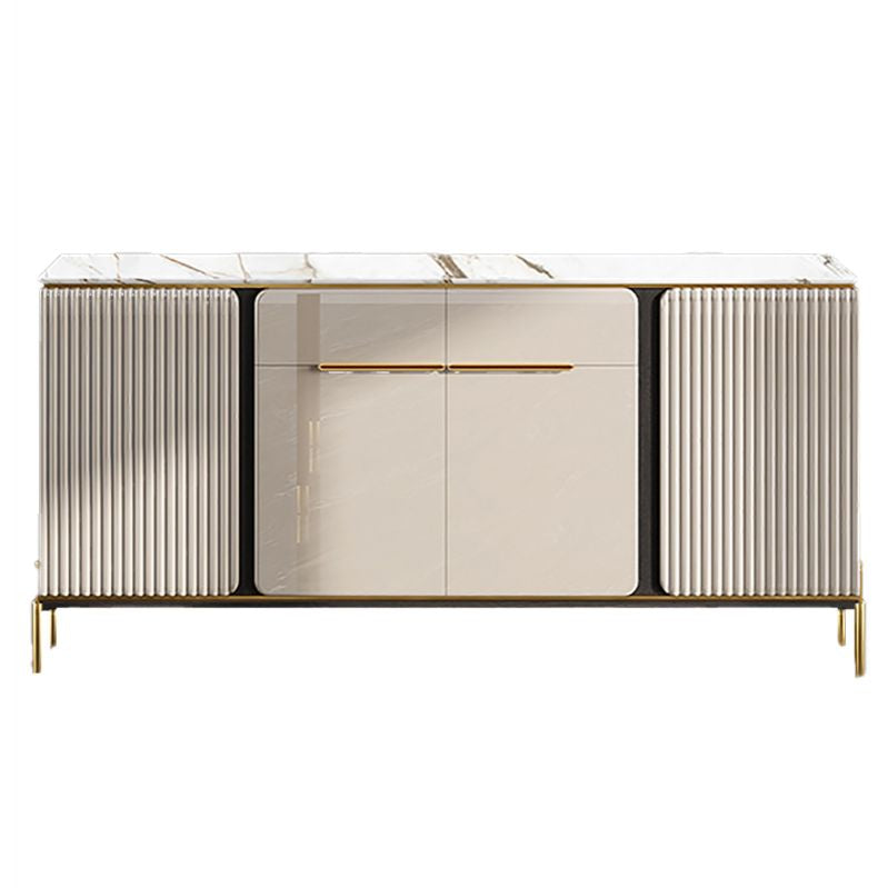 Stone contemporanea sala da pranzo sideboidali regolabili.