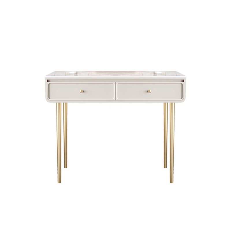 Luxuriöser Waschtisch mit 2/4 Aufbewahrungsschubladen Stein Tischschreibtisch Eitelkeit