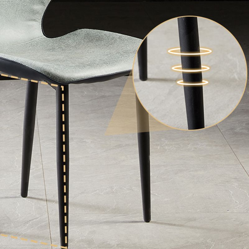 Upholstered Contemporary Restaurant Side Chair Matte Finish Parsons Dining Chair Clearhalo ' kitchen&dining_furn' 'Dining Chairs' 'Dining Tables & Seating' 'dining_chair' 'furn' 'furn_dining_chair' 'Furniture' 'furniture_dining_chair' 'Kitchen & Dining Furniture' 'kitchen' 1200x1200_32be77d3-a974-4b55-ab09-47da08ddb730