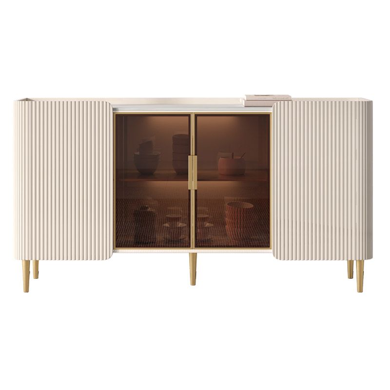 Tavolo a buffet in stile glam Credenza a buffet con armadi e cassetti