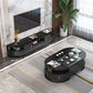 Stone Media Console Contemporary TV Stand Console for Living Room Clearhalo 'furn' 'furn_tv_stands_entertainment_centers' 'Furniture' 'Living Room Furniture' 'TV Stands & Entertainment Centers' 'TV Stands & Media Storage Furniture' 'tv_stands_entertainment_centers' 1200x1200_32c0146f-9bdd-4c08-8f2f-6d7055fb078a