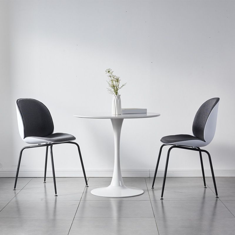 Contemporary Wood Round Dining Set Plastic 1/2/3 Pieces Dining Furniture for Home Clearhalo 'Dining Room Sets' 'Dining Tables & Seating' 'dining_room_set' 'furn' 'furn_dining_room_set' 'Furniture' 'Kitchen & Dining Furniture' 1200x1200_32c0d4fb-eabd-425a-9b8c-8b69d1354edf