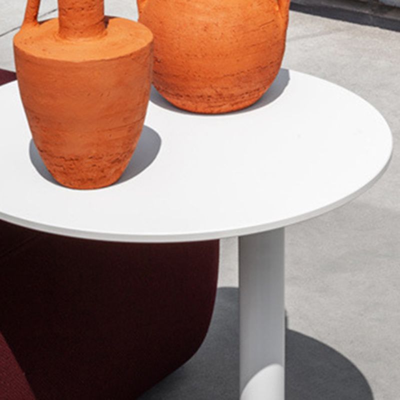 Mid-Century Modern Metal End Table Pedestal Round Sofa Side Table Clearhalo 'Coffee & Accent Tables' 'End & Side Tables' 'end_side_tables' 'furn' 'furn_end_side_tables' 'Furniture' 'Living Room Furniture' 1200x1200_32c2148e-e2ff-4cfb-9b00-cdcc325b03e5