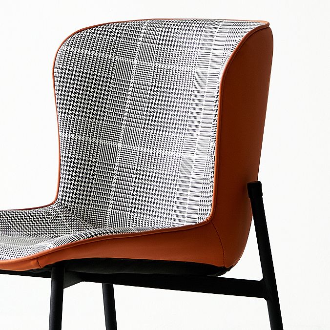 Minimalist Armless Solid Back Chair Linen Dining Chairs for Home Clearhalo 'Dining Chairs' 'Dining Tables & Seating' 'dining_chair' 'furn' 'furn_dining_chair' 'Furniture' 'furniture_dining_chair' 'Kitchen & Dining Furniture' 1200x1200_32c23ab8-0275-43ad-b3c2-dfb25cf6e0b7