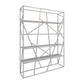 Open Metal Etagere Bookcase Contemporary Rectangular Shelf Bookcase Clearhalo 'Bookcases' 'Furniture' 'furniture_bookcases' 'kitchen' 'kitchen_bookcases' 'Living Room Furniture' 'Office Furniture' 1200x1200_32c24a0b-22d7-4545-8a2e-d6c670066241