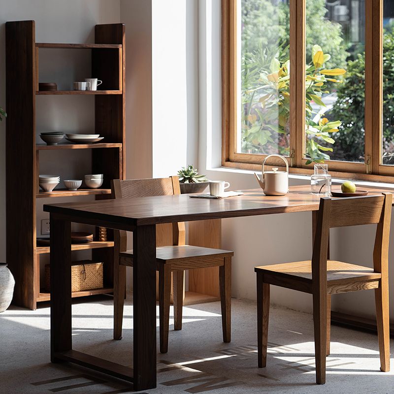 Modern Rectangle Dining Table Solid Wood Table with Sled Base Clearhalo ' dining_table' 'Dining Tables & Seating' 'Dining Tables' 'furn' 'furn_dining_table' 'Furniture' 'furniture_dining_table' 'Kitchen & Dining Furniture' 'kitchen&dining_furn' 'kitchen' 'kitchen_dining_table' 1200x1200_32c28650-1bbe-4b80-84ca-815c3431d7f5