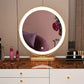 15.74" Wide Vanity Desk with 5/6 Storage Drawers Glam Glass Dresser