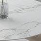 Round Tulip Modern Dining Table White Tone Fixed Table of Sintered Stone Clearhalo ' dining_table' 'Dining Tables & Seating' 'Dining Tables' 'furn' 'furn_dining_table' 'Furniture' 'furniture_dining_table' 'Kitchen & Dining Furniture' 'kitchen&dining_furn' 'kitchen' 'kitchen_dining_table' 1200x1200_32c93559-6d7c-4a58-82e0-f22eea123e94