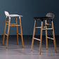 Scandinavian Solid Wood Legs Bar Stool Armless Plastic Bar Stool for Living Room Clearhalo 'Bar Furniture' 'Bar Stools' 'bar_stools' 'furn' 'furn_bar_stools' 'Furniture' 'Kitchen & Dining Furniture' 1200x1200_32d03e86-f83b-4bbe-b50b-090097e5b69b
