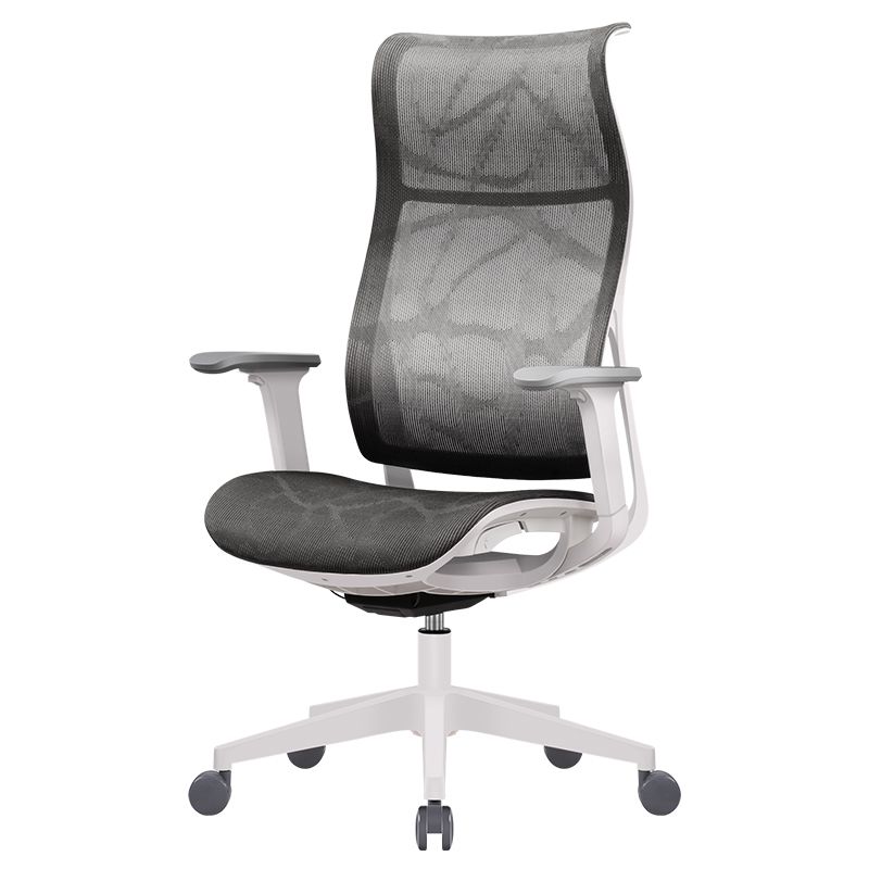 Modern High Back Swivel Chair Office Slide Desk Chair with Adjustable Arms Clearhalo 'furn' 'furn_office_chair' 'Furniture' 'Office Chairs' 'Office Furniture' 'office_chair' 1200x1200_32d0e8af-4aab-4d88-97fb-e88de913da47