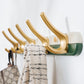 Metal and Wood Coat Hanger Modern Minimalist Home Wall Hanging Coat Rack Clearhalo 'Entry & Mudroom Furniture' 'furn' 'furn_hall_tree_coat_racks' 'Furniture' 'Hall Trees & Coat Racks' 'hall_tree_coat_racks' 1200x1200_32da4c62-367f-4c30-a999-4fe4e4f7b1a2