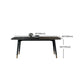 Designer Style Rectangle Dining Set 1/2/5/7 Pieces Sintered Stone Top Wooden Table Set Clearhalo 'Dining Room Sets' 'Dining Tables & Seating' 'dining_room_set' 'furn' 'furn_dining_room_set' 'Furniture' 'Kitchen & Dining Furniture' 1200x1200_32daba09-89db-48b4-83b7-e448edace090