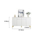 Glam Style Sideboard White Wooden Buffet Stand for Dining Room Clearhalo 'buffet_sideboard' 'Buffets & Sideboards' 'furn' 'furn_buffet_sideboard' 'Furniture' 'Kitchen & Dining Furniture' 1200x1200_32dabb7a-6f51-4e35-a6e0-527f9315692a