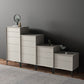 15,6-inch brede opbergkist, modern vervaardigd houten dressoir