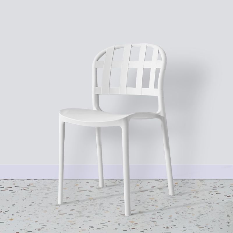 Plastic Armless Dining Chairs Scandinavian Style Home Dining Side Chair Clearhalo 'Dining Chairs' 'Dining Tables & Seating' 'dining_chair' 'furn' 'furn_dining_chair' 'Furniture' 'Kitchen & Dining Furniture' 1200x1200_32dbcf26-f830-4818-bfad-d0cb333bd6e6