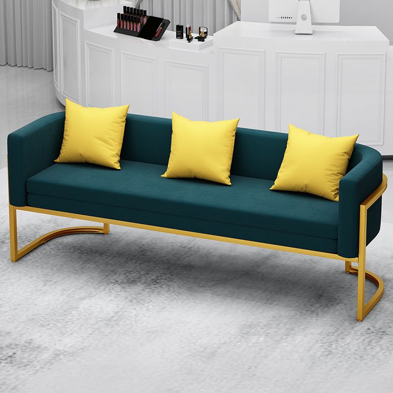 Tuxedo Arm Sofa 24.40" W x 29.52" H Velvet Sofa Standard Sofa Clearhalo 'furn' 'furn_sofas' 'Furniture' 'Living Room Furniture' 'Sofa' 'sofas' 1200x1200_32dcbf8a-424e-4493-aaca-1124d10a5e0f