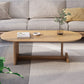 Brone Solid Wood Coffee Table Living Room Trestle Coffee Table Clearhalo 'Coffee & Accent Tables' 'Coffee Tables' 'coffee_tables' 'furn' 'furn_coffee_tables' 'Furniture' 'Living Room Furniture' 1200x1200_32de8a28-9237-4b7d-9acb-09ccb7c6b83c