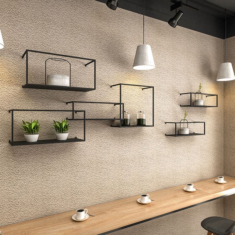 Metal Floating Bookcase Modern Style Wall Mounted Bookshelf for Home Office Clearhalo 'Bookcases' 'furn' 'furn_bookcases' 'Furniture' 'furniture_bookcases' 'Office Furniture' 1200x1200_32dfcdbf-8058-400e-ac99-3385802cf8a6