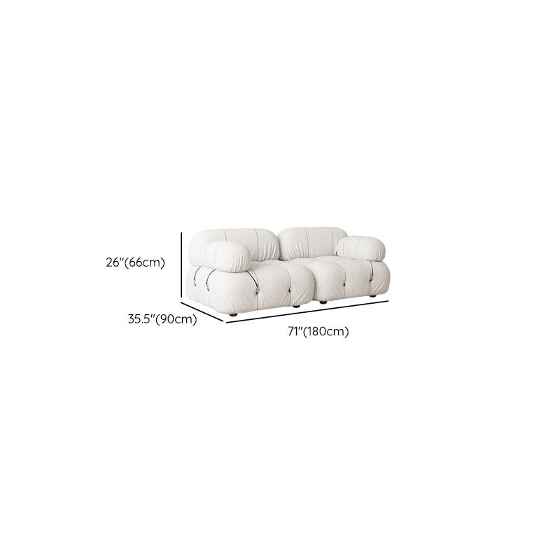 35.4" Wide Contemporary Seating Cushions Round Arm Sofa in Beige and Brown Clearhalo 'furn' 'furn_sofas' 'Furniture' 'Living Room Furniture' 'Sofa' 'sofas' 1200x1200_32e1342c-bd0b-4151-a71c-9d4862ec4618