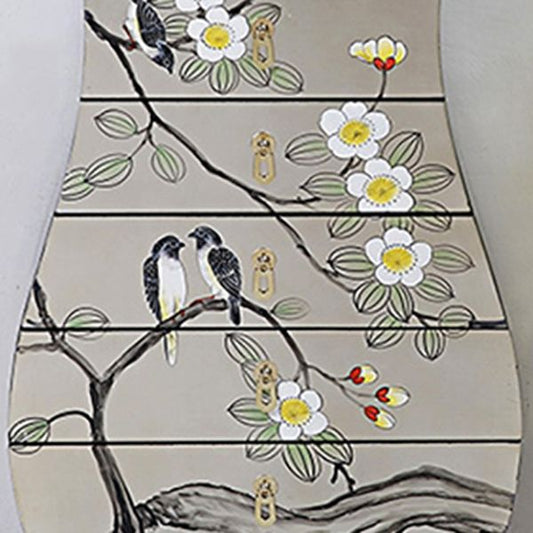 Classic Glam Storage Chest Solid Wood Dresser , 13.26 Inch Width