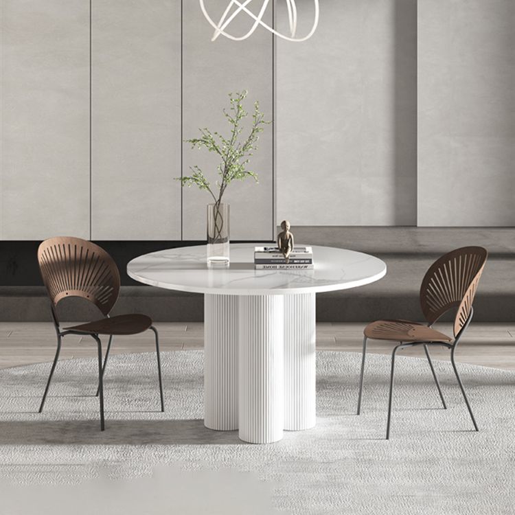 Modern Style Round Dining Table 3 Legs Dining Room Collection for Indoor Clearhalo ' dining_table' 'Dining Tables & Seating' 'Dining Tables' 'furn' 'furn_dining_table' 'Furniture' 'furniture_dining_table' 'Kitchen & Dining Furniture' 'kitchen&dining_furn' 'kitchen' 'kitchen_dining_table' 1200x1200_32e29f8a-9d3b-44f9-bf48-2046950758bd