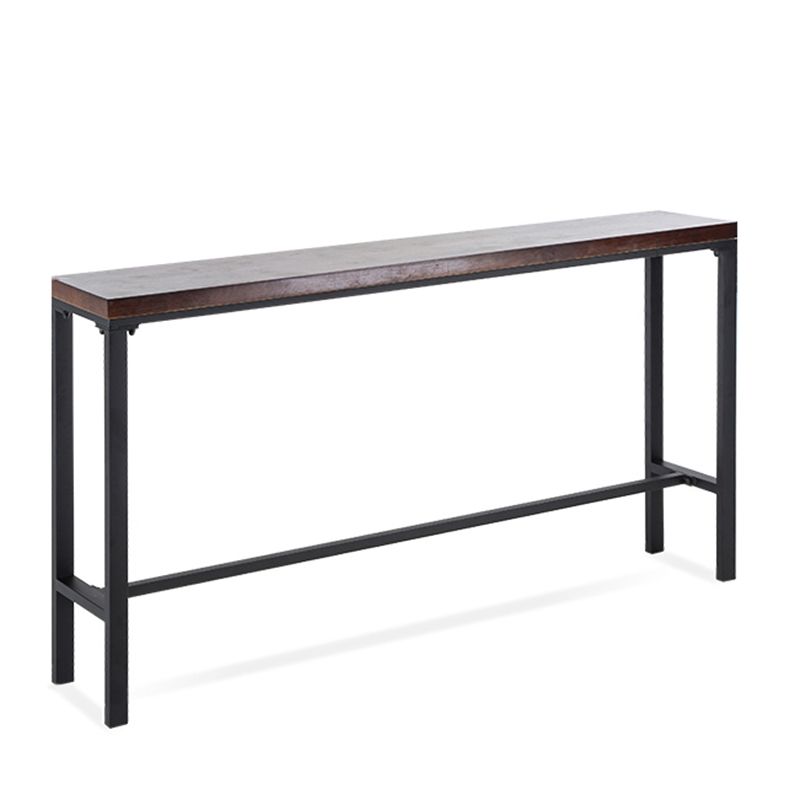 Industrial Style Bar Set 1/5 Pieces Solid Wood Rectangle Pub Dining Set for Indoor Clearhalo 'Bar Furniture' 'furn' 'furn_home_bar_bar_sets' 'Furniture' 'Home Bars & Bar Sets' 'home_bar_bar_sets' 'Kitchen & Dining Furniture' 1200x1200_32e357ea-07fc-404f-8b03-b5ece8f9f35c