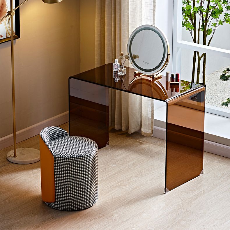 Contemporary Make-up Vanity Standing Glass Bedroom Makeup Vanity