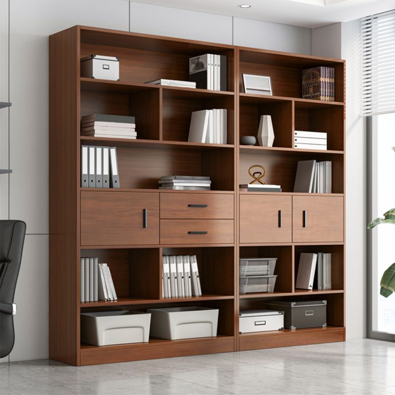 Libreria in legno ingegnerizzato multi -scaffali standard moderno libreria, 9,5 "w x 71,3" h