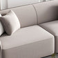 Scandinavian Cream Tight Back Sofa/Sectional with Curved Corner for Living Room