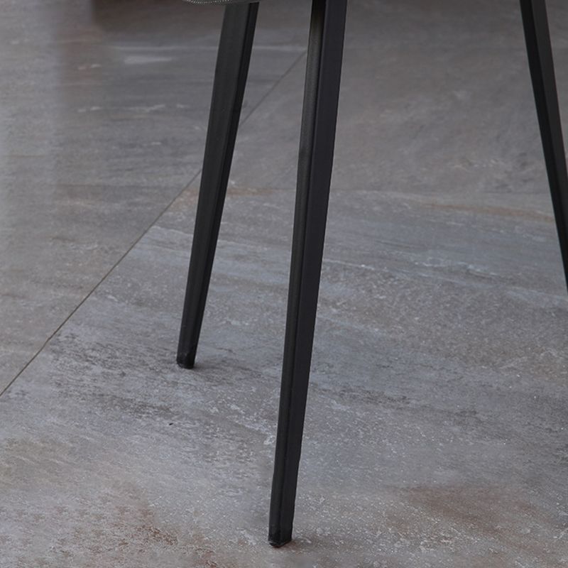 Contemporary Metal Dining Chairs Dining Armless Side Chairs for Kitchen Clearhalo ' kitchen&dining_furn' 'Dining Chairs' 'Dining Tables & Seating' 'dining_chair' 'furn' 'furn_dining_chair' 'Furniture' 'furniture_dining_chair' 'Kitchen & Dining Furniture' 'kitchen' 1200x1200_32e5514b-c5b6-46e2-91c2-fa1f2840d912