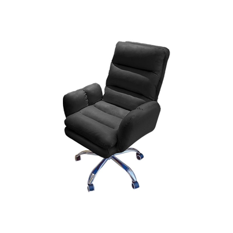 Silla de oficina de armas fijas altura moderna del asiento ajustable silla giratoria ergonómica con ruedas