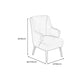 Arms Included Chair 25.1" L X29.5"W X35.8H Basic Four Legs Chair Clearhalo 'Accent Chairs' 'accent_chairs' 'Chairs & Seating' 'Furniture' 'furniture_accent_chairs' 'Living Room Furniture' 1200x1200_32e5d3ac-f9bb-4ce8-a6bf-97cf061ec1f4