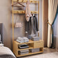 Wooden Wardrobe Armoire Modern Bedroom Armoire with Storage Shelves