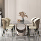 Contemporary 1/4/5/6 Pieces Dining Set Gray Sintered Stone Dining Room Set Clearhalo 'Dining Room Sets' 'Dining Tables & Seating' 'dining_room_set' 'furn' 'furn_dining_room_set' 'Furniture' 'furniture_dining_room_set' 'Kitchen & Dining Furniture' 'kitchen&dining_furn' 'kitchen' 1200x1200_32e98e68-db5d-4e2b-891c-09415ff3106e