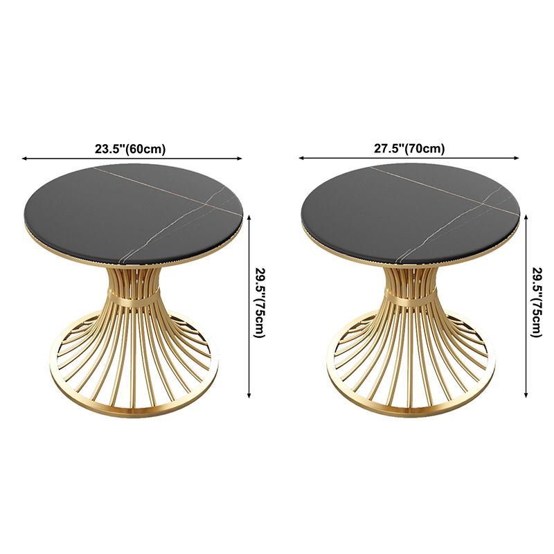 Round Shape Luxury Dining Table White Tone Fixed Table with Sintered Stone Clearhalo ' dining_table' 'Dining Tables & Seating' 'Dining Tables' 'furn' 'furn_dining_table' 'Furniture' 'furniture_dining_table' 'Kitchen & Dining Furniture' 'kitchen&dining_furn' 'kitchen' 'kitchen_dining_table' 1200x1200_32ec3ee0-5d6d-410e-980b-c408c707a6de