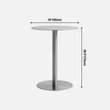 Metal Industrial Dining Table Stainless Steel Top Table with Pedestal Base Clearhalo ' dining_table' 'Dining Tables & Seating' 'Dining Tables' 'furn' 'furn_dining_table' 'Furniture' 'furniture_dining_table' 'Kitchen & Dining Furniture' 'kitchen&dining_furn' 'kitchen' 'kitchen_dining_table' 1200x1200_32ee7141-7580-4276-8683-6d88734c4051