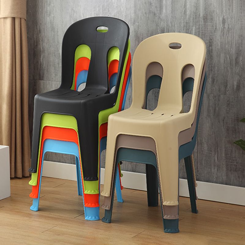 Modern Dining Slat Back Chair Plastic Dining Armless Side Chairs Clearhalo ' kitchen&dining_furn' 'Dining Chairs' 'Dining Tables & Seating' 'dining_chair' 'furn' 'furn_dining_chair' 'Furniture' 'furniture_dining_chair' 'Kitchen & Dining Furniture' 'kitchen' 1200x1200_32f03974-19f3-4453-8f6f-b5093974ca13