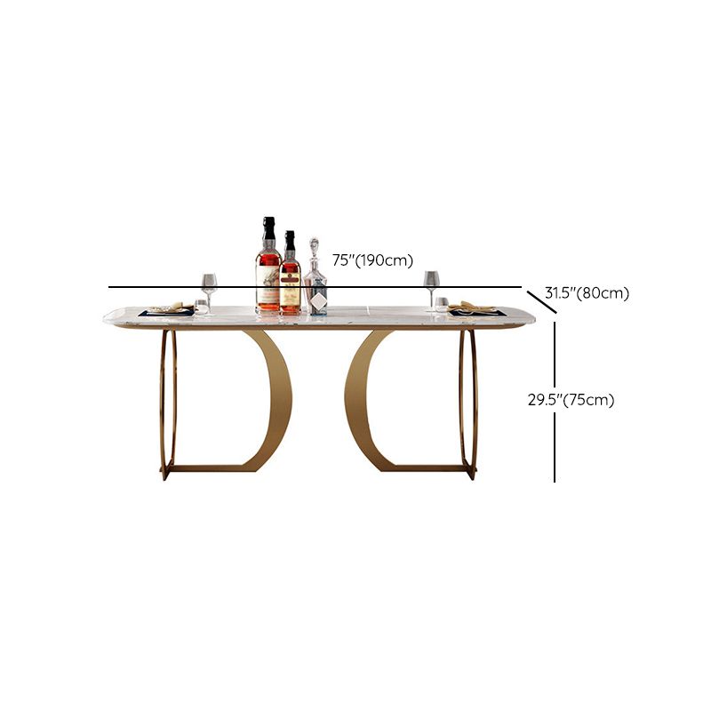 Ensemble de table rectangle de style contemporain 1/4/7 pièces Sending pour usage domestique